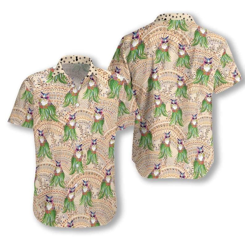 Cat Hula Multicolor Amazing Design Hawaii Shirt Ha73226