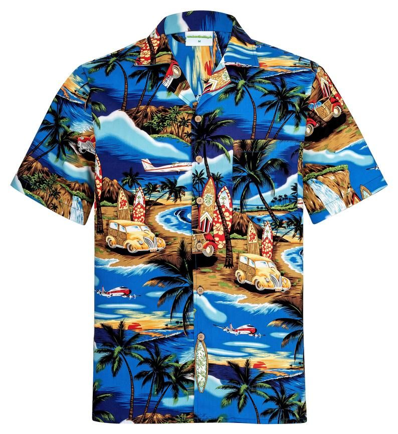 Beach Time Multicolor Amazing Design Hawaii Shirt Ha93956