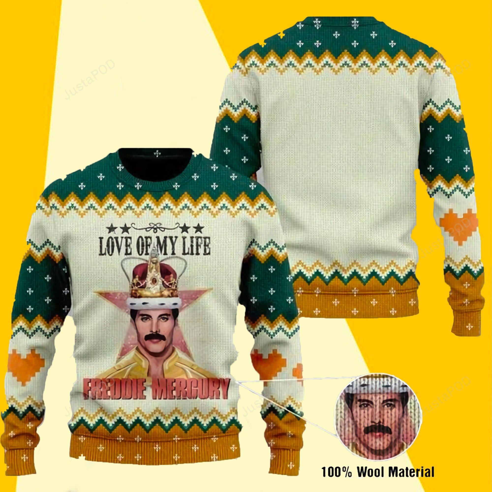 Love Of My Life Freddie Mercury Legend Ugly Christmas Sweater