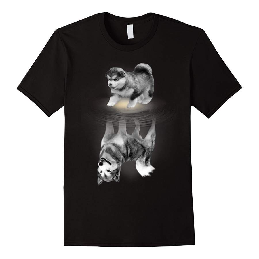 Alaskan Malamute Heartbest Gift For Christmas T Shirt Fashion Short Sleeved T-Shirts Summer Funny Tee Shirt For Men