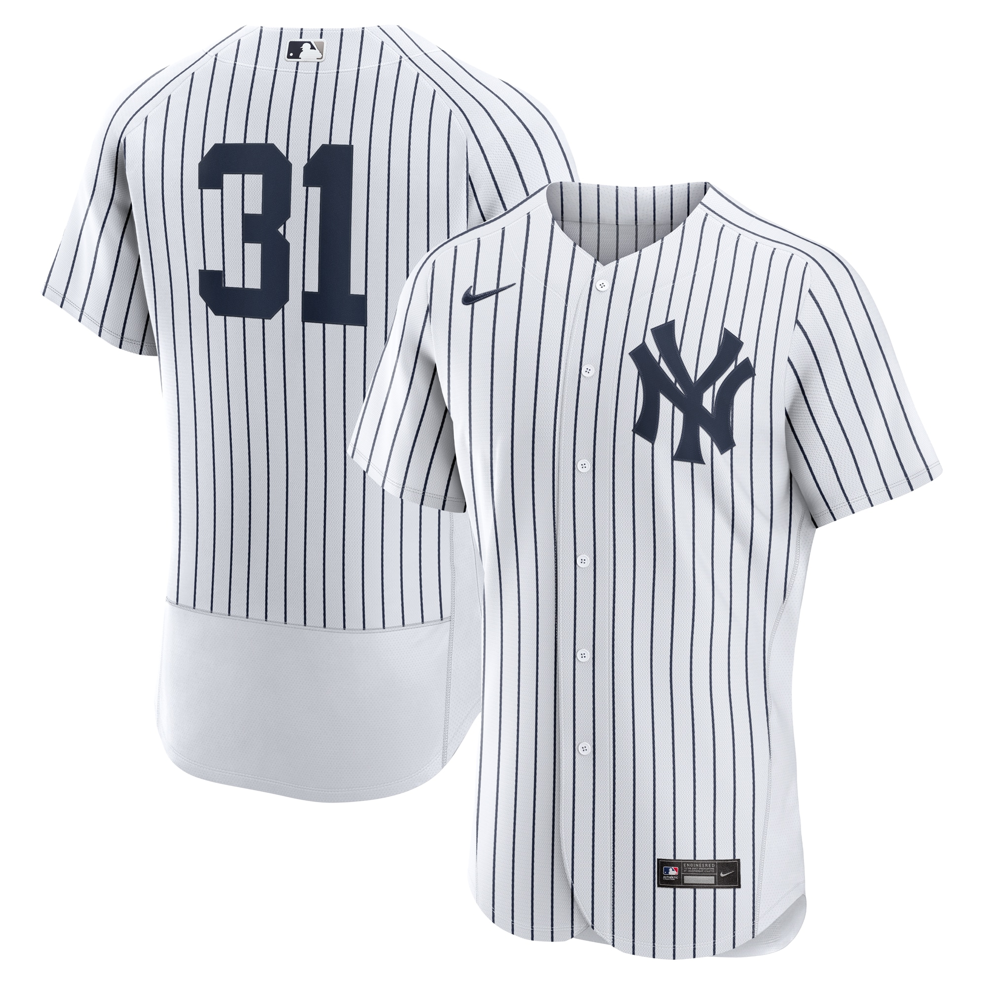 Men’s New York Yankees Dave Winfield White Home Authentic Retired Player Jersey