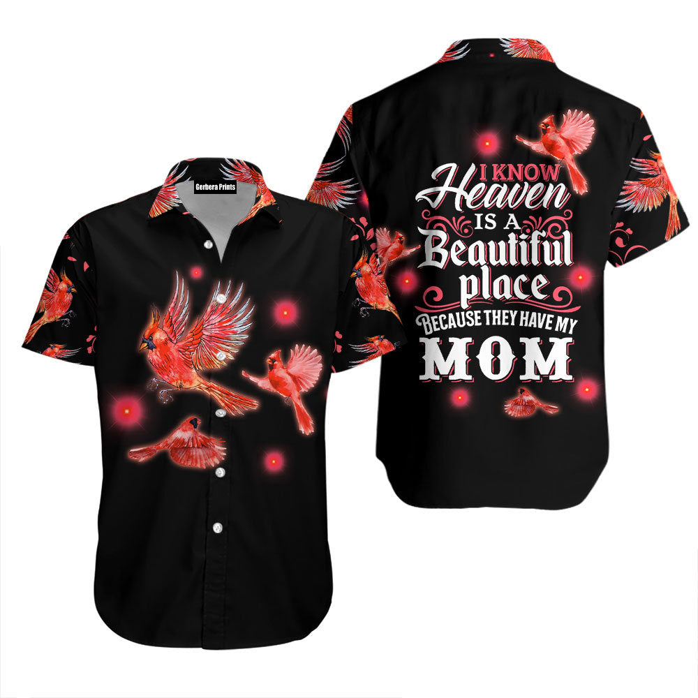 Cardinal Bird Heaven Aloha Hawaii Shirts For Men Women Ha44253