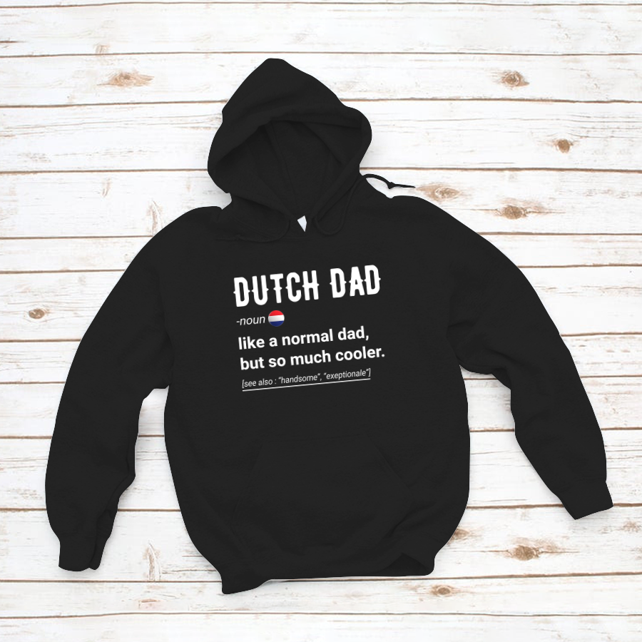 Mens Dutch Dad Definition Shirt Funny Dutch Daddy Flag Gift