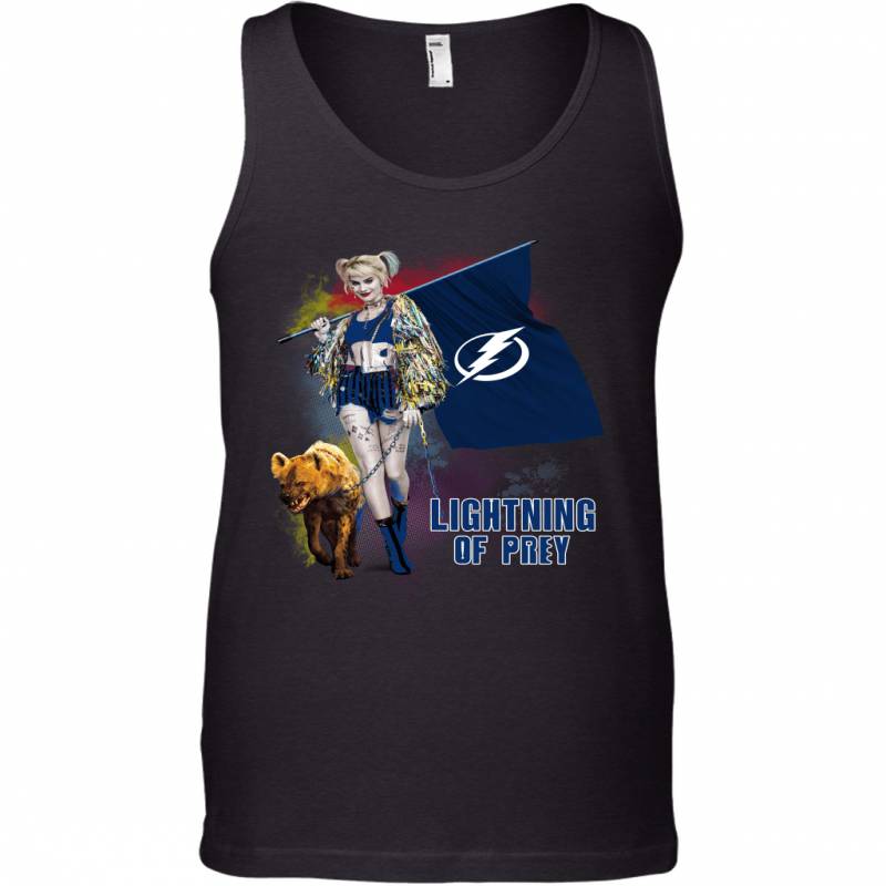 Harley Quinn flag Tampa Bay Lightning Of Prey Tank Top