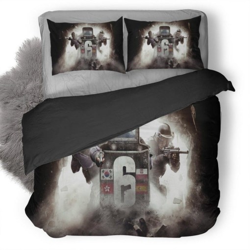 Tom Clancy S Rainbow Six Siege 31 Duvet Cover Pillowcase Home Decor 3D Bedding Set