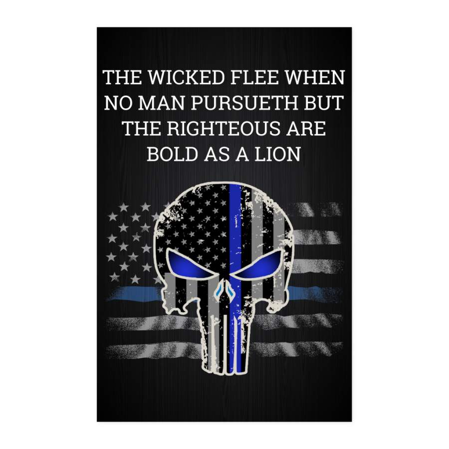 The Wicked Flee From The Bold – Poster