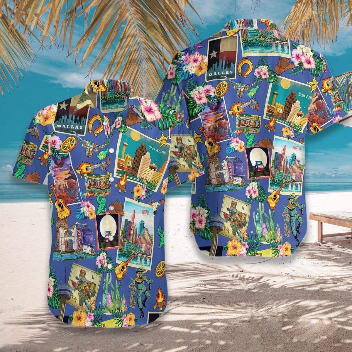 Shop From 1000 Unique Funny Texas Life Custom Color Unisex Hawaii Aloha Shirts H Ha98603