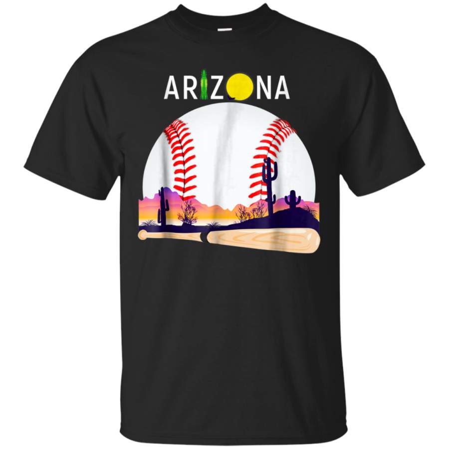 AGR Arizona Baseball Tshirt Landscape and Ball Design