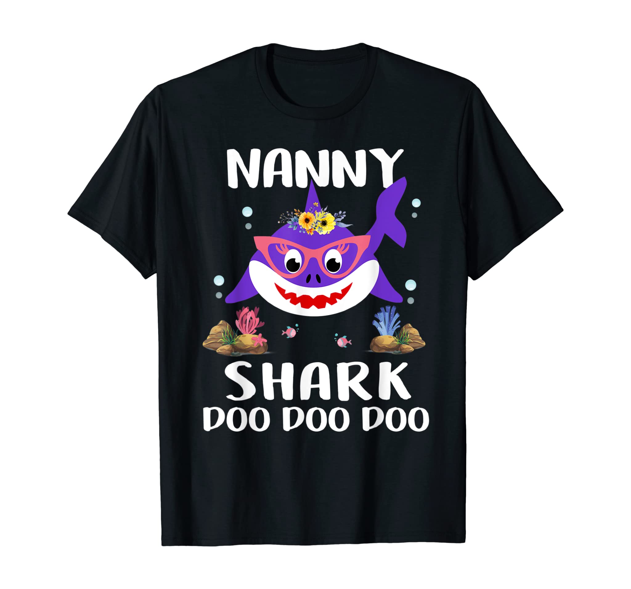 Nanny Shark Shirt Mothers Day Gift Idea For Mother Wife