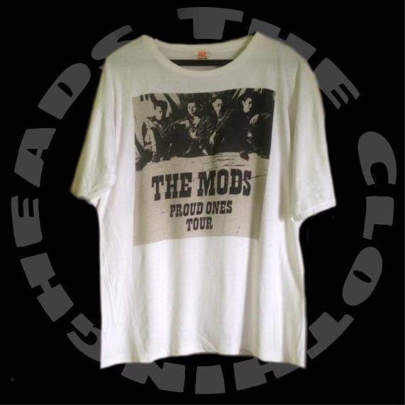 Vintage The Mods Japan Legendary Punk Rock Band Formed In 1979 Proud Ones Tour Bootleg The Clash Sex Pistols New York Dolls Shirt