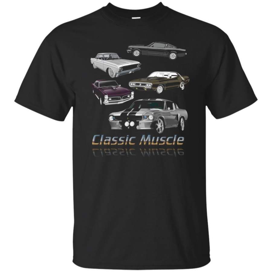 AGR Classic American Muscle Cars Novelty Gift T-shirt