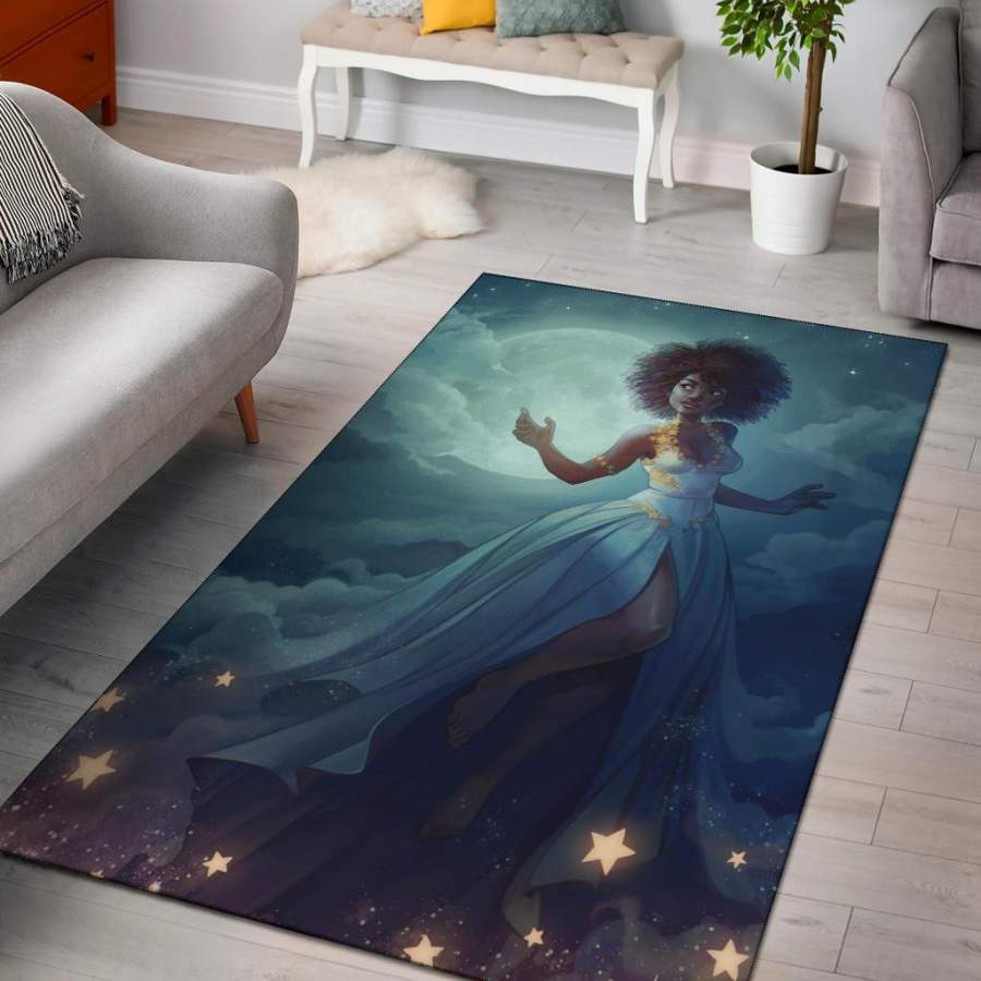 Magical Black Area Rug