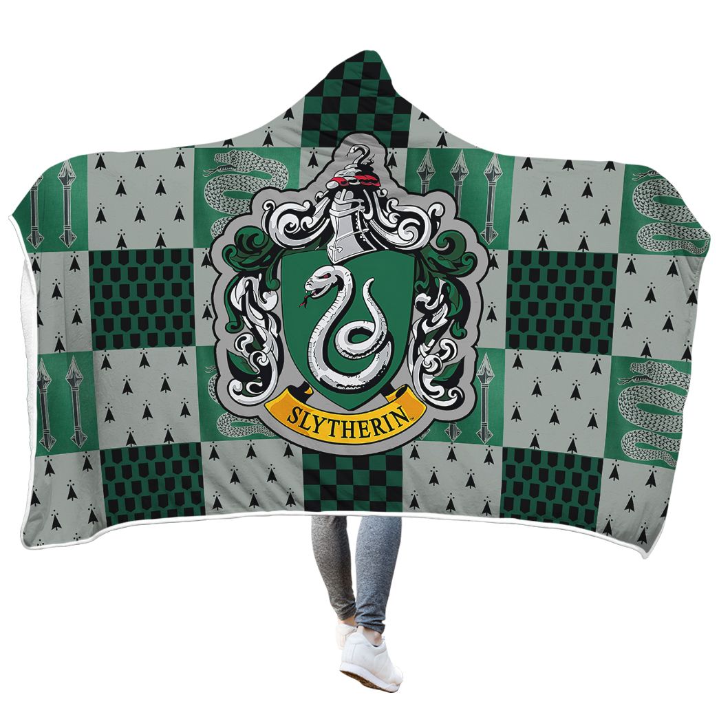 Casespring 3D Harry Potter Slytherin Custom Hooded Blanket