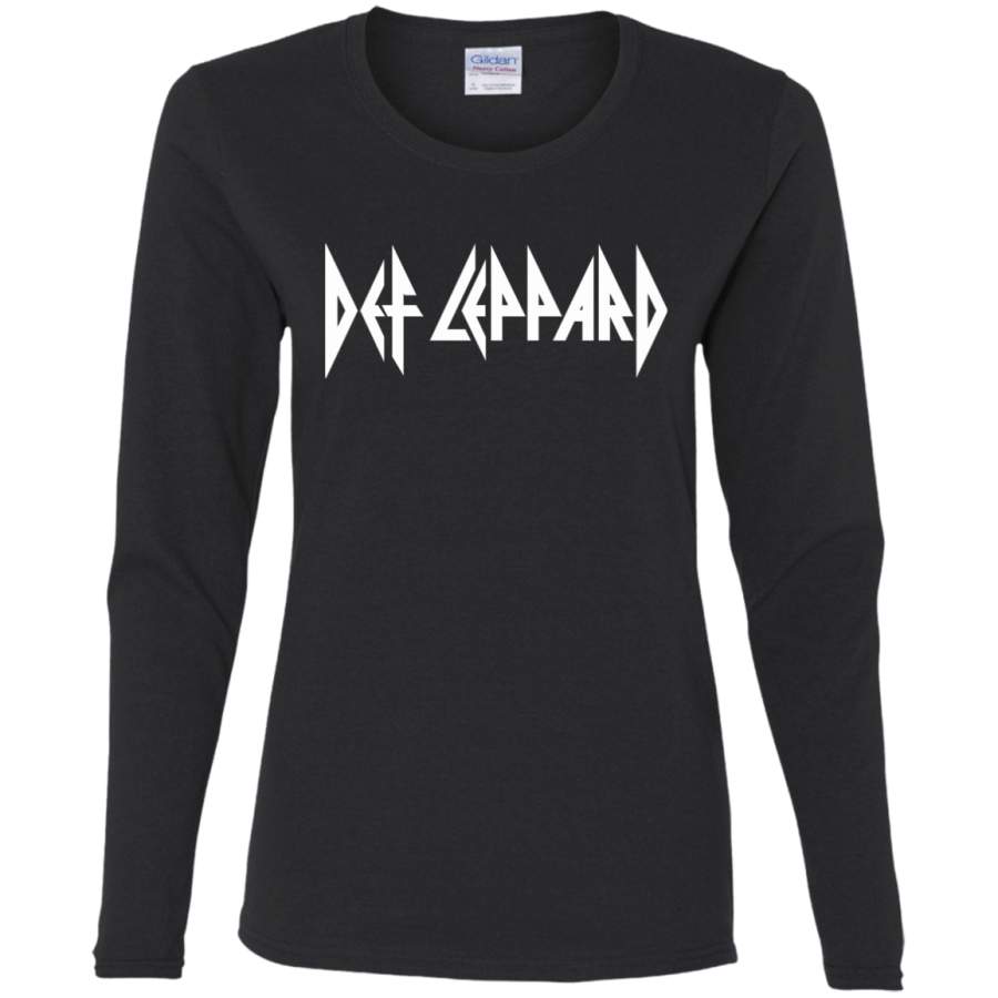 AGR Def Leppard Ladies’ Cotton LS T-Shirt