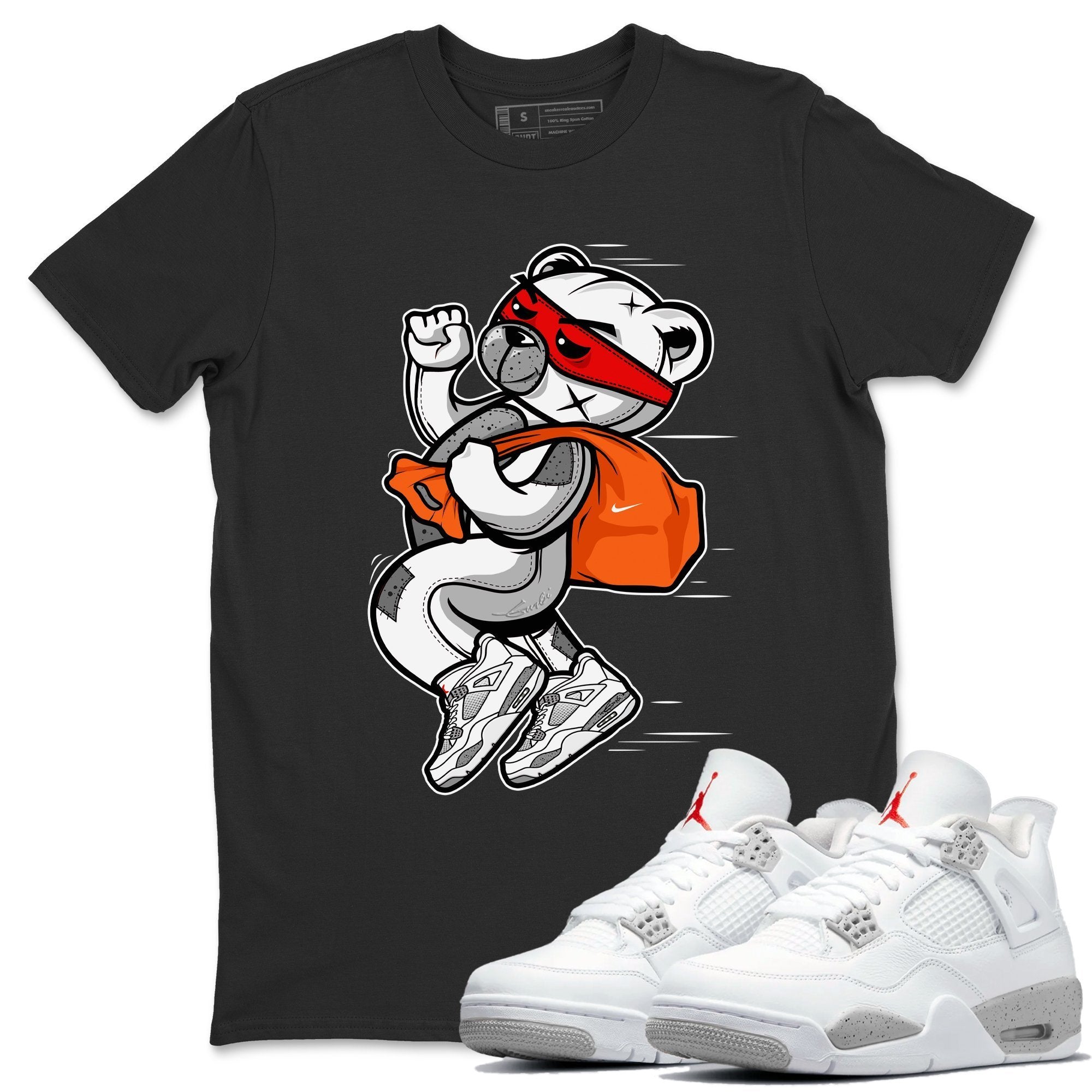 Thief Bear T-Shirt – Air Jordan 4 White Oreo