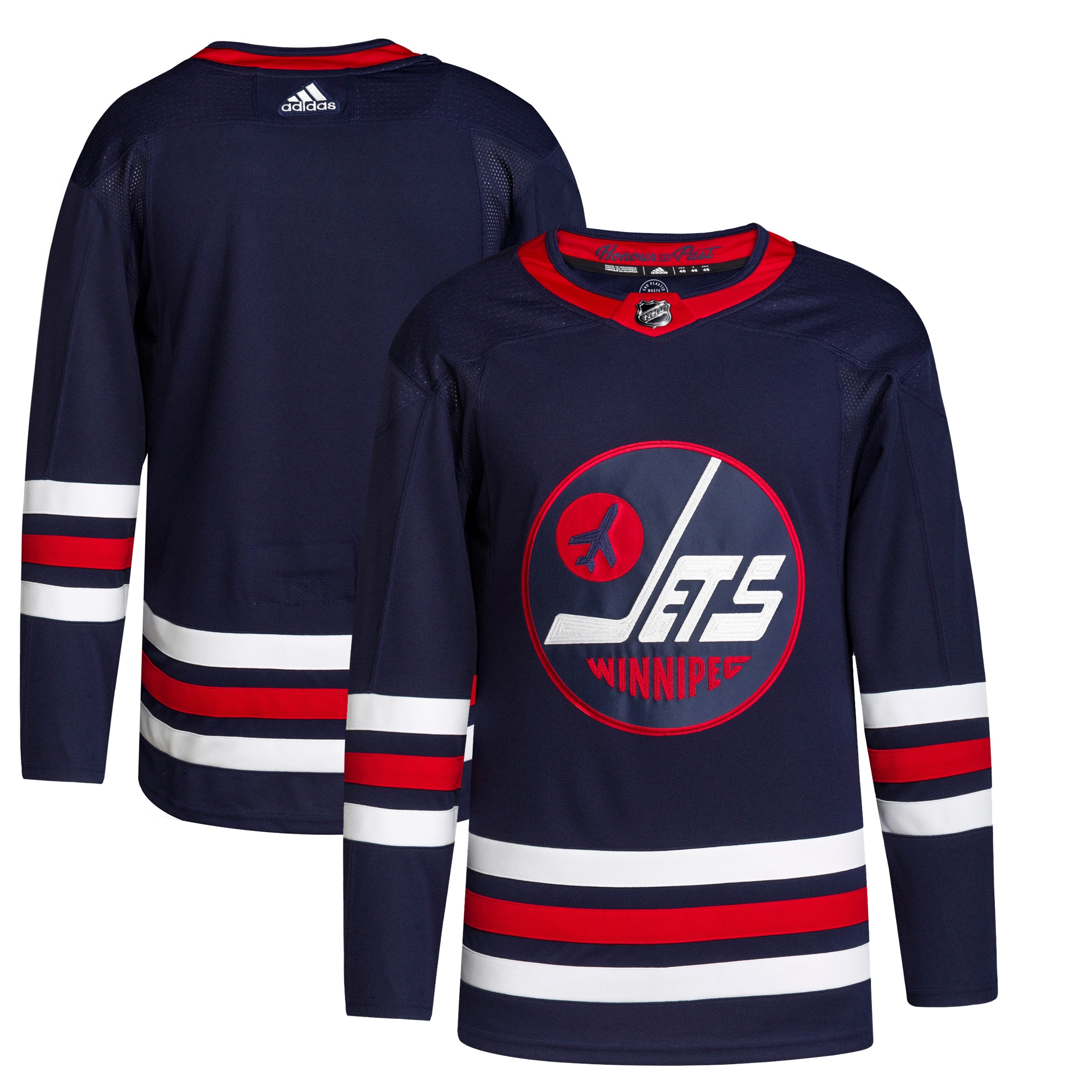 Winnipeg Jets Men's 2021/22 Alternate Primegreen Authentic Jersey – Navy