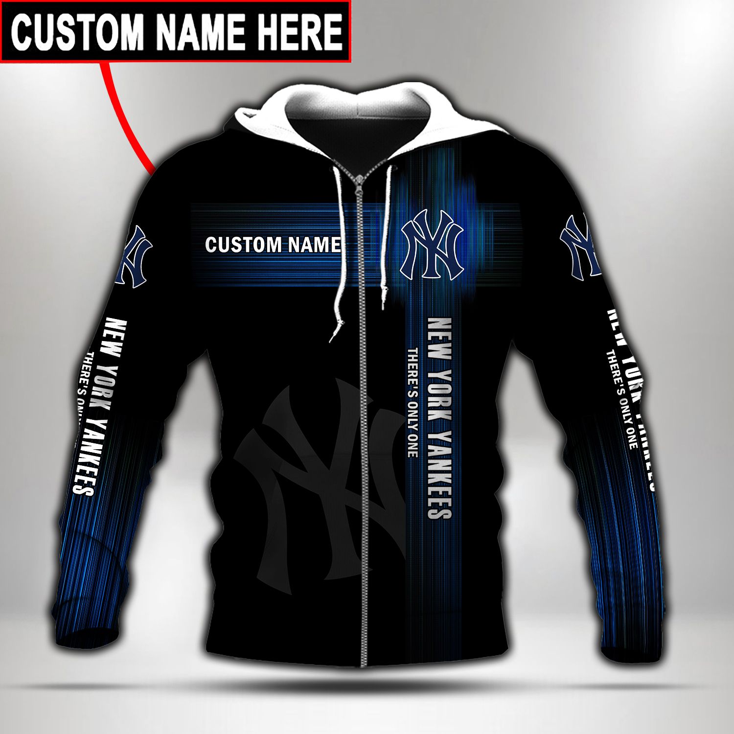 LIN270121L05 New York Yankees Hoodie Custom Name