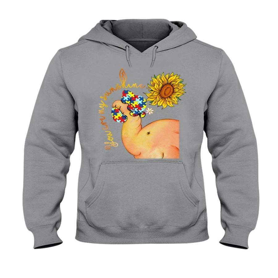 Autism Elephant- You Are My Sunshine Hoodie