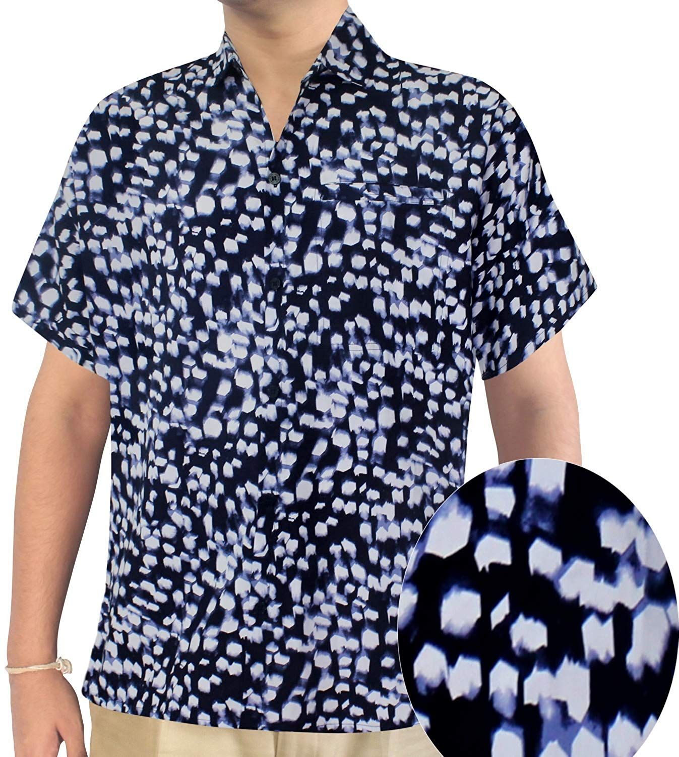 Abstract Black High Quality Hawaii Shirt Ha16271