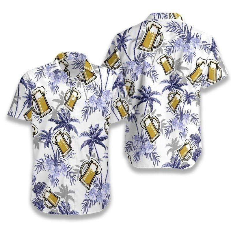 Cover Your Body With Amazing Hawaii Aloha Shirts Beer Coconut Tree Ha20624