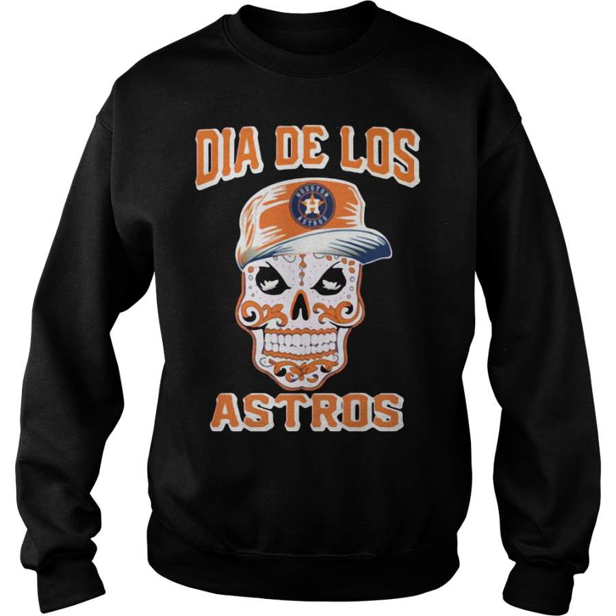 Dia de los astros skull Houston Astros Sweatshirt