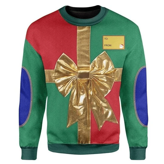 Gift Box Ugly Christmas Sweater | For Men & Women | Adult | Us6001