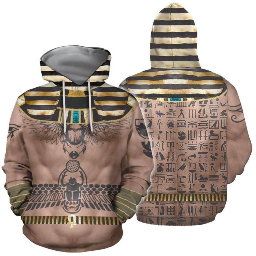 3d all over printed anubis tattoo shirts