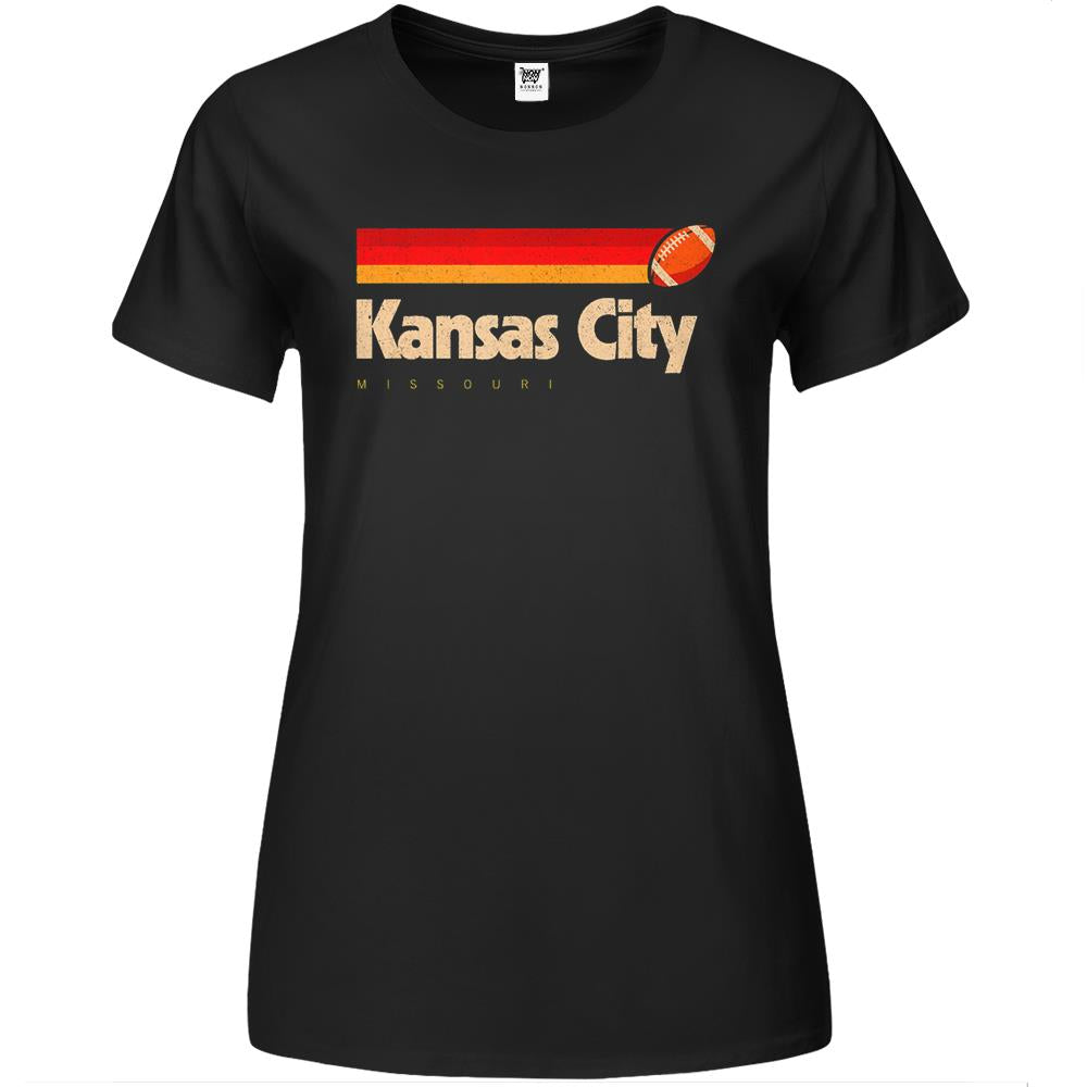 Kansas City Football Team City Kansas Kansas City Premium Womens T Shirts