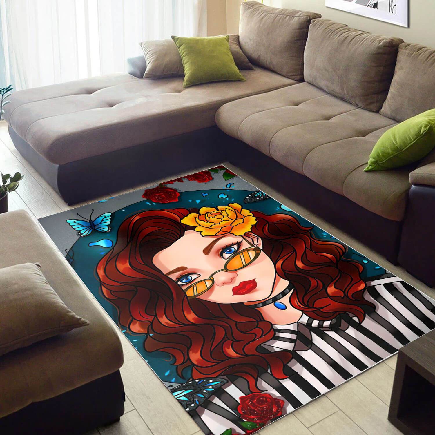 African Rugs Pretty Afro Girl African American Carpet Afrocentric Living Room Ideas WBG21778