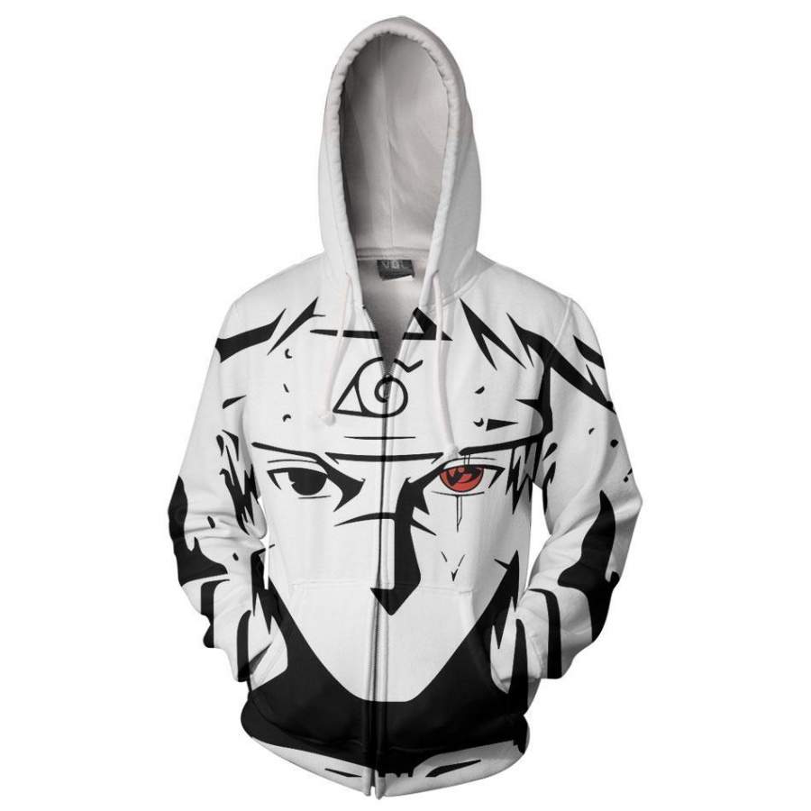 Kakashi In Naruto Zip Up Hoodie - TopTrendingUS