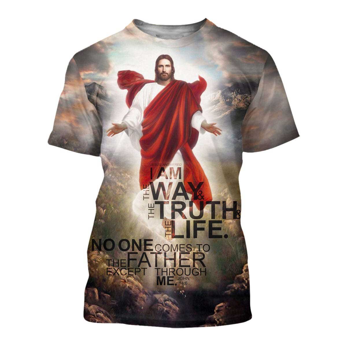 Beautiful Jesus Art 3D All Over Printed Shirts, Believe Trust In Jesus 3D Hoodie Tank Top