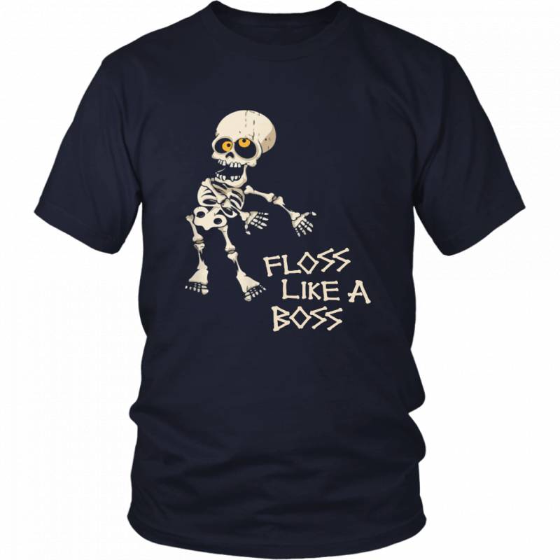 Unisex Mens Womens T Shirt Tee Skeleton Floss Dance