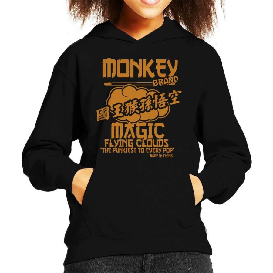 Monkey Magic Flying Clouds The Pukiest To Every Pop Kid’s Hooded Sweatshirt