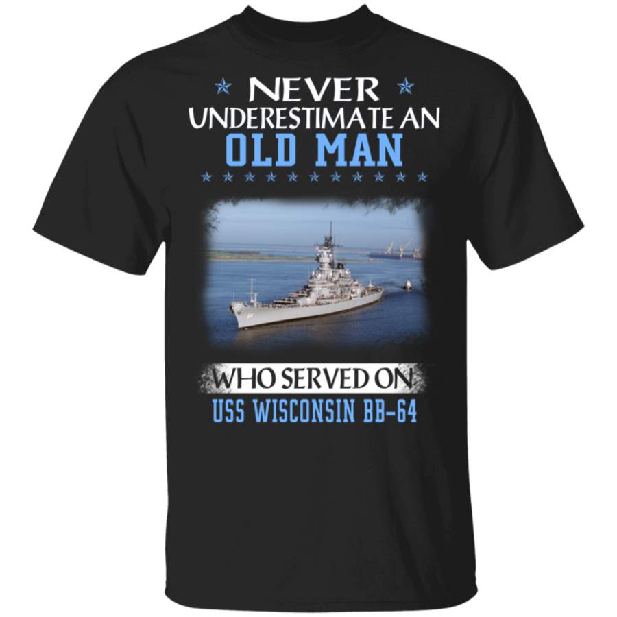 USS Wisconsin BB-64 Veterans Day Christmas Gift T-Shirt