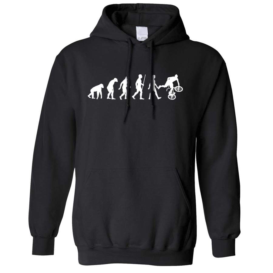 Exrtreme Sports Hoodie Evolution Of BMX Bike Dirt Hooded Jumper