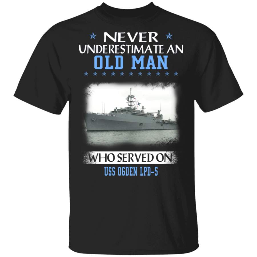 USS Ogden LPD-5 Veterans Day Christmas Gift T-Shirt