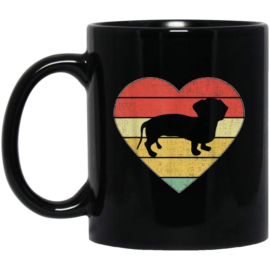 Valentines Day Gifts Vintage Dachshund Dog Lover Mug