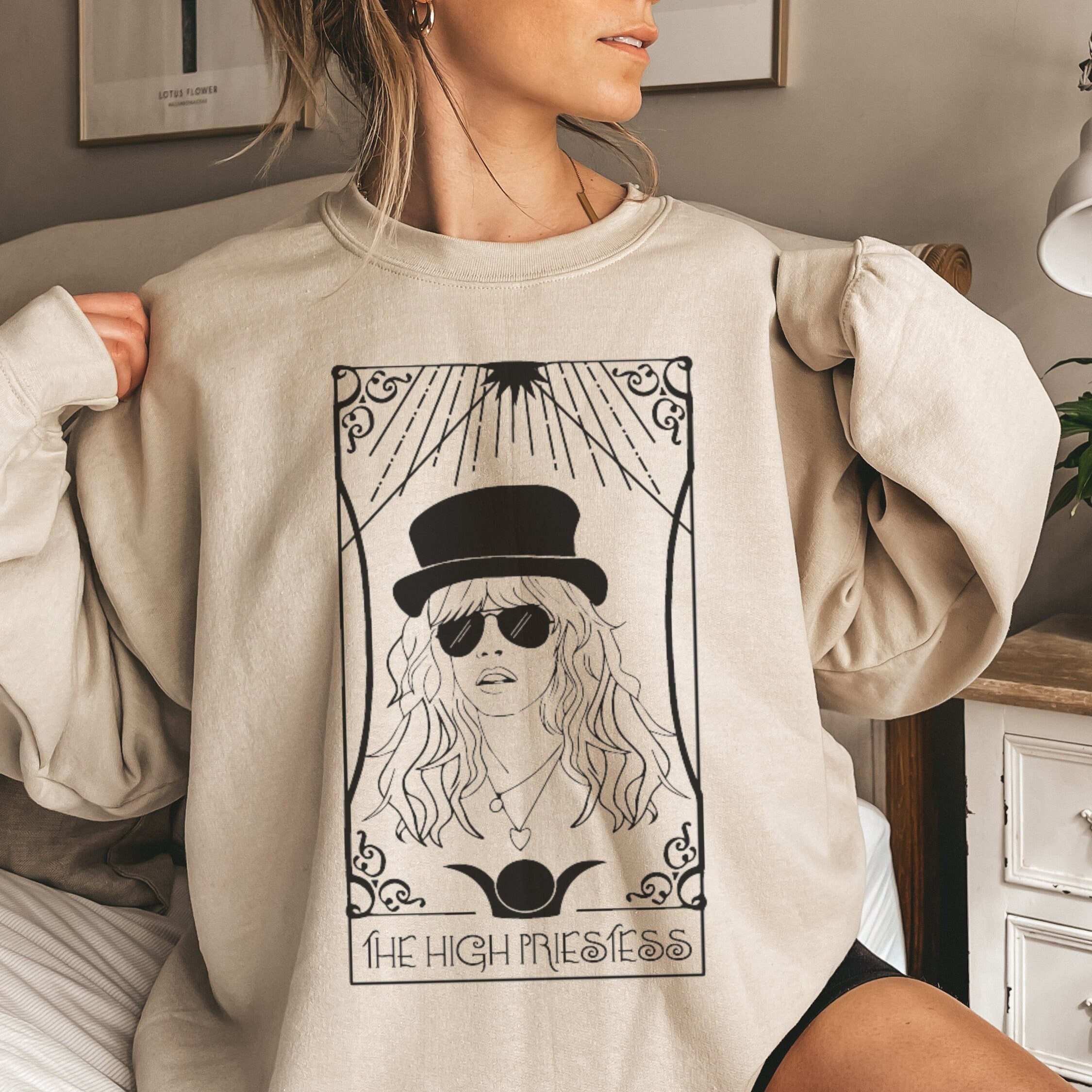 Stevie Nicks Sweatshirt, Stevie Nicks The High Priestess Shirt, Fleetwood Mac Sweatshirt, Stevie Nicks, Fleetwood Mac, Stevie Nicks Shirt