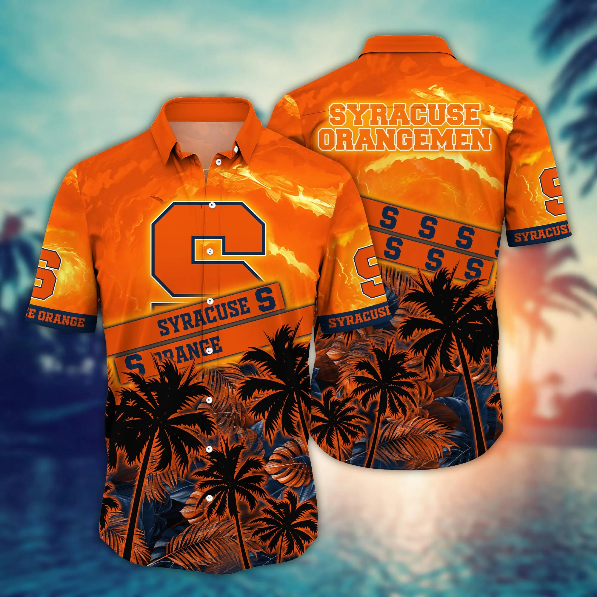 Syracuse Orange NCCA Hawaiian Shirt Daylight Aloha Shirt