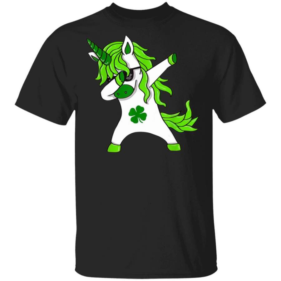 St Patricks Day Lepricorn Dabbing Unicorn T-Shirt