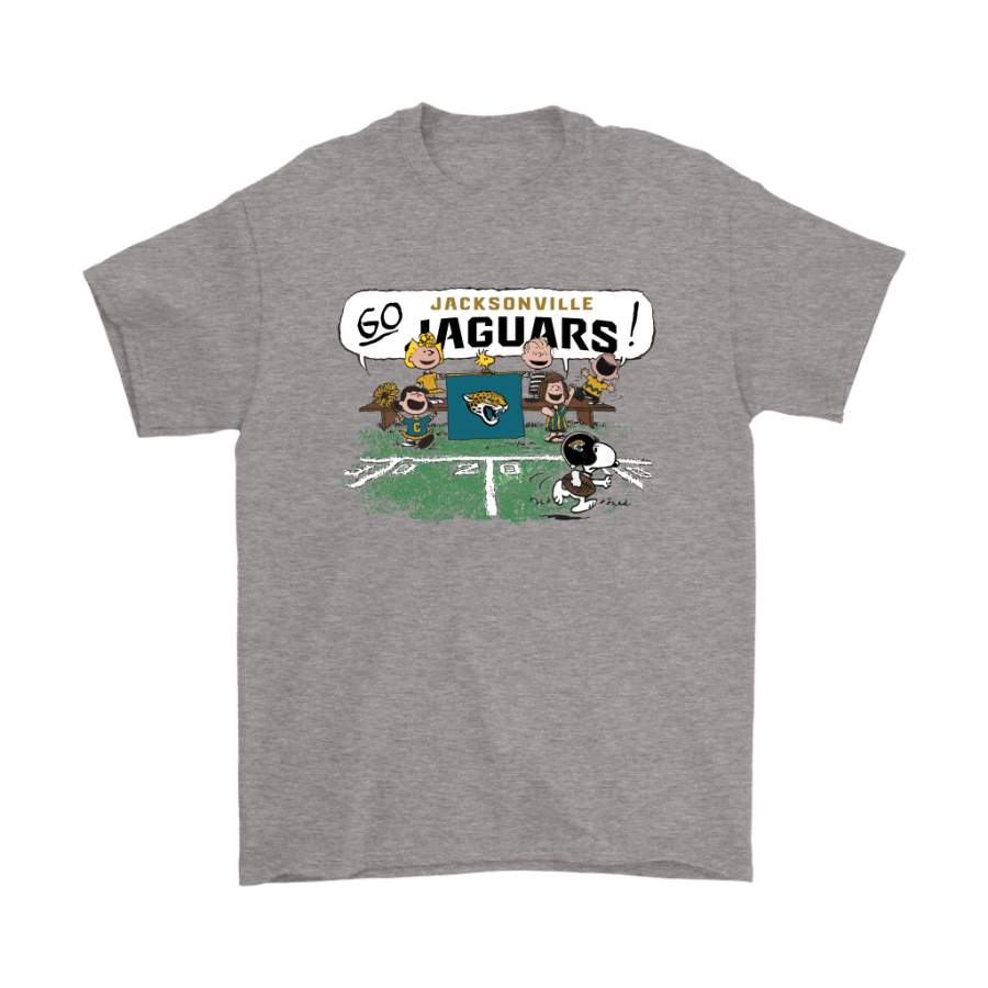 The Peanuts Cheering Go Snoopy Jacksonville Jaguars Shirts