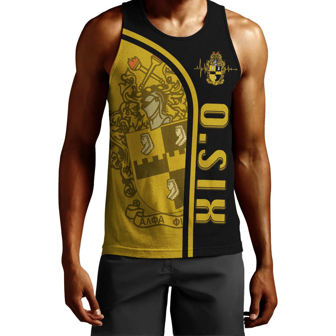 Wonderprint Tank Top Personalized Alpha Phi Alpha In My Heart Tank Top