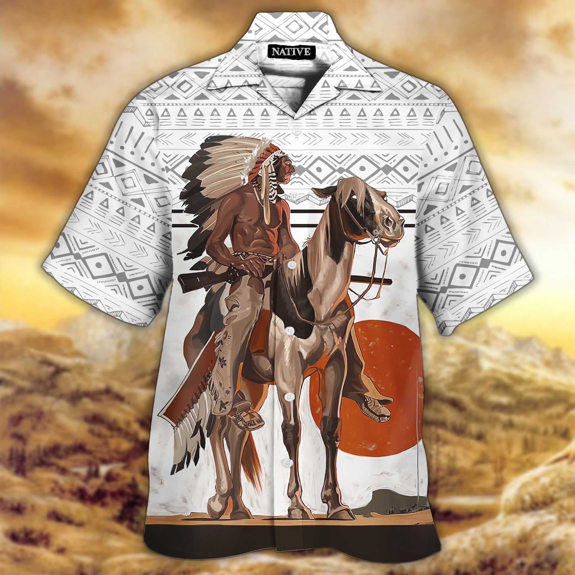 Native Aloha All Over Printed Hawaii Shirt And Short Ha71884