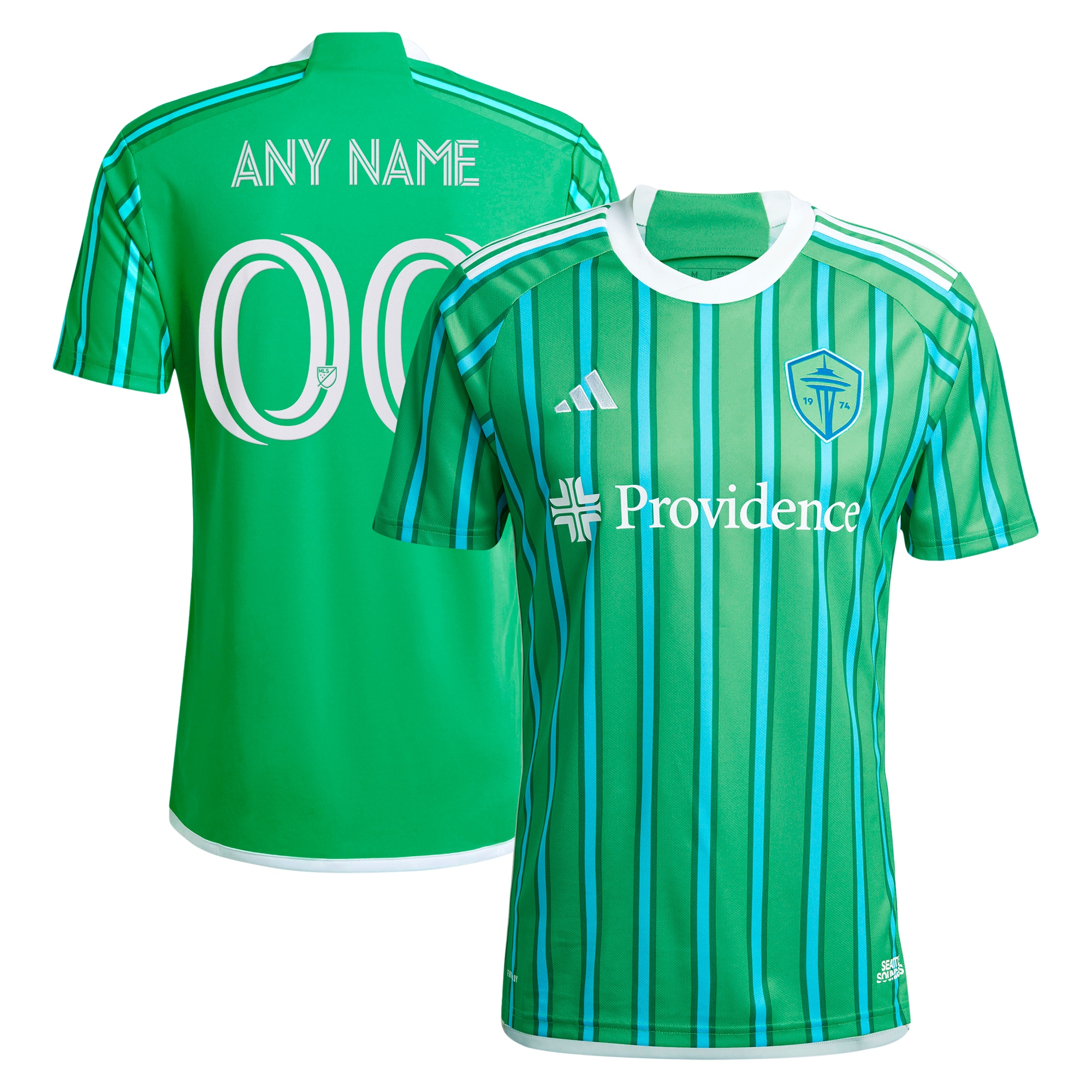 Seattle Sounders FC 2024 The Anniversary Kit Replica Custom Jersey  Green