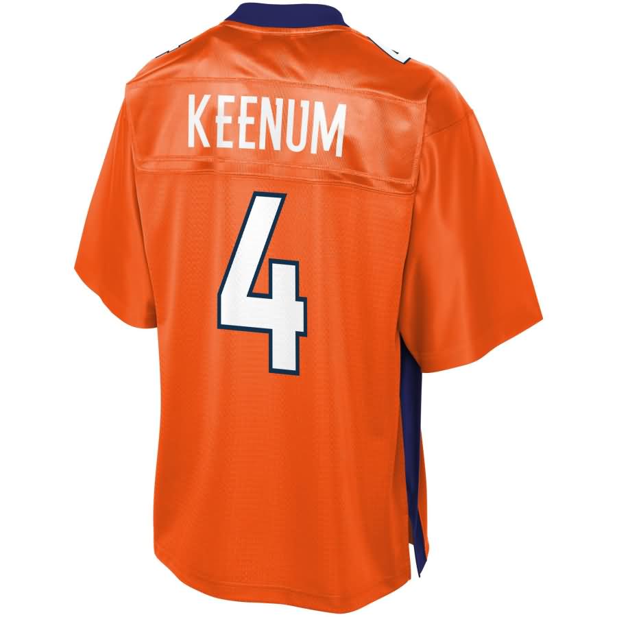 Case Keenum Denver Broncos NFL Pro Line Youth Team Color Jersey – Orange