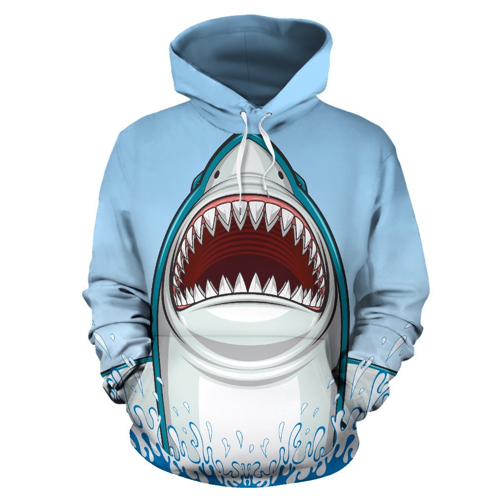 Shark Bite Pullover Hoodie