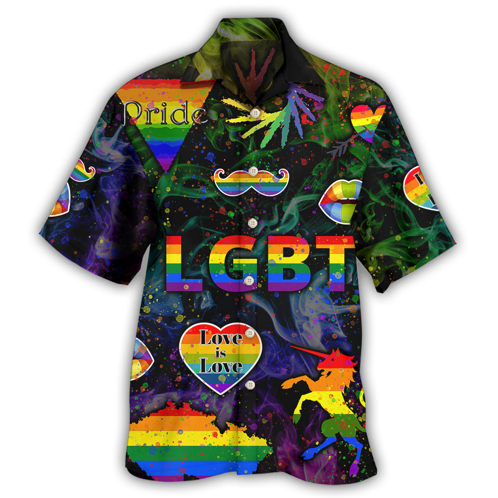 Be Careful Who You Hate Lgbt Style Hawaii Shirt Ha76025