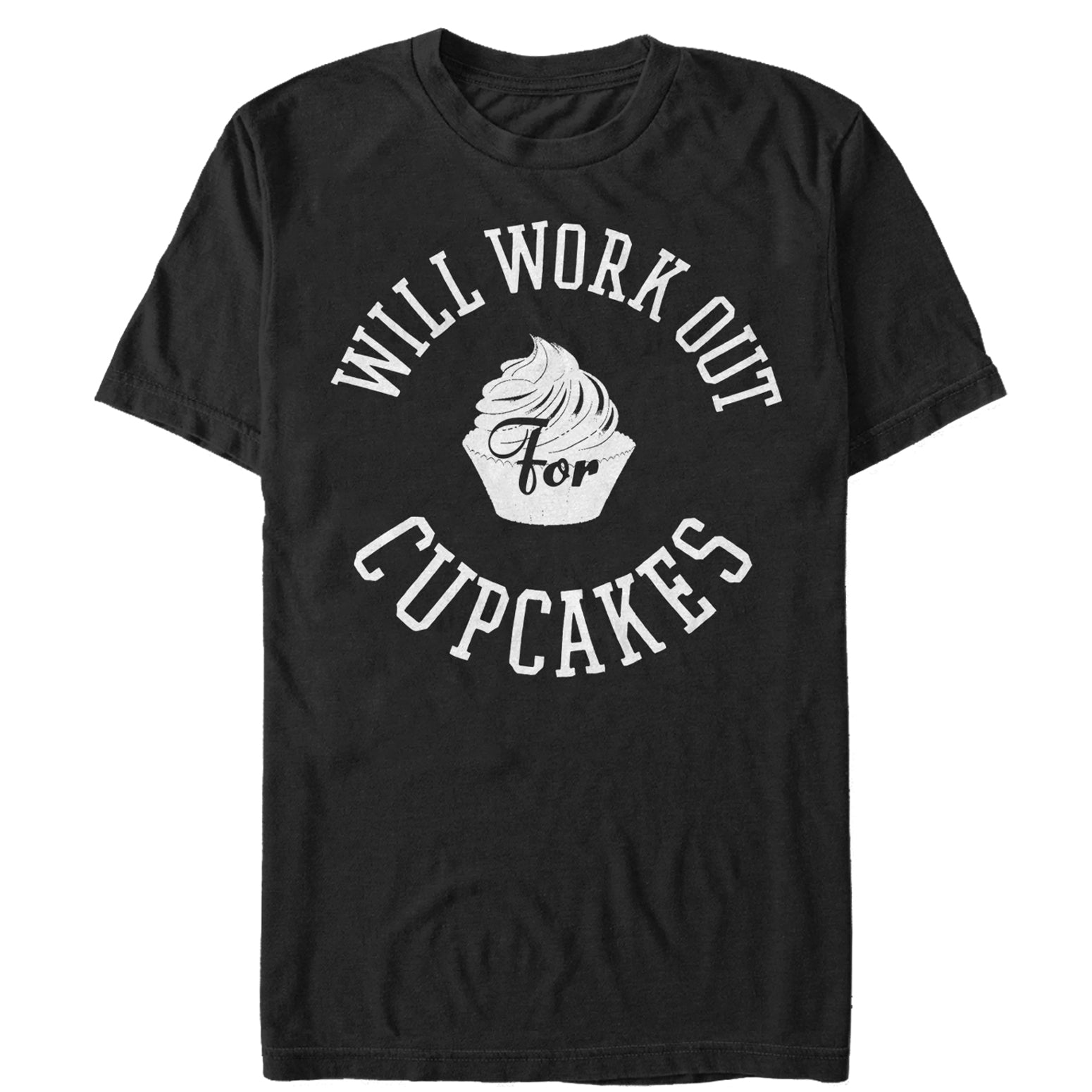 Chin Up Women’S Work Out For Cupcakes  Boyfriend Tee