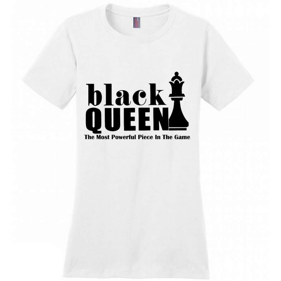 Black Queen The Most Powerful Piece In The Game (w) – District Made Women Shirt