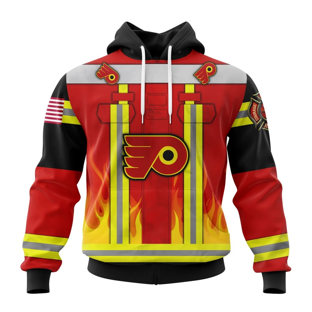 Hoodie Philadelphia Flyers Honnor Firefighter Uniform V0622 Qtnhl080524A3761Hd